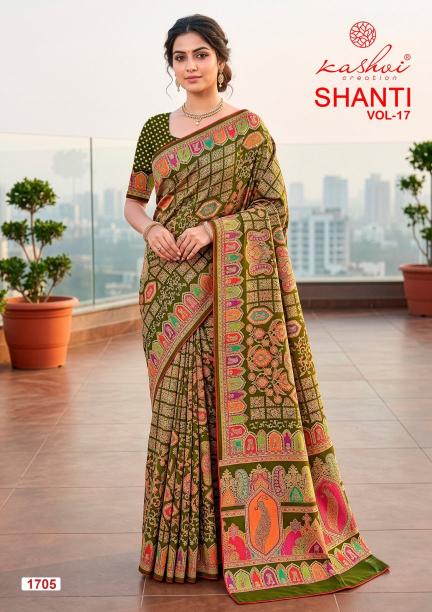 Kashvi shanti vol-17 saree wholesale market
